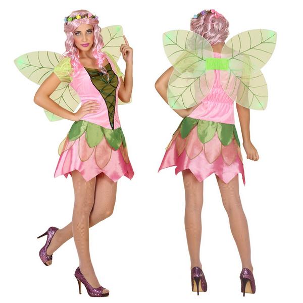 Costume for Adults Fairy Pink (2 Pcs) - GetLoveMall cheap products ...